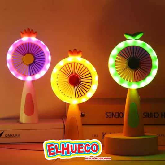 Mini abanico led portátil